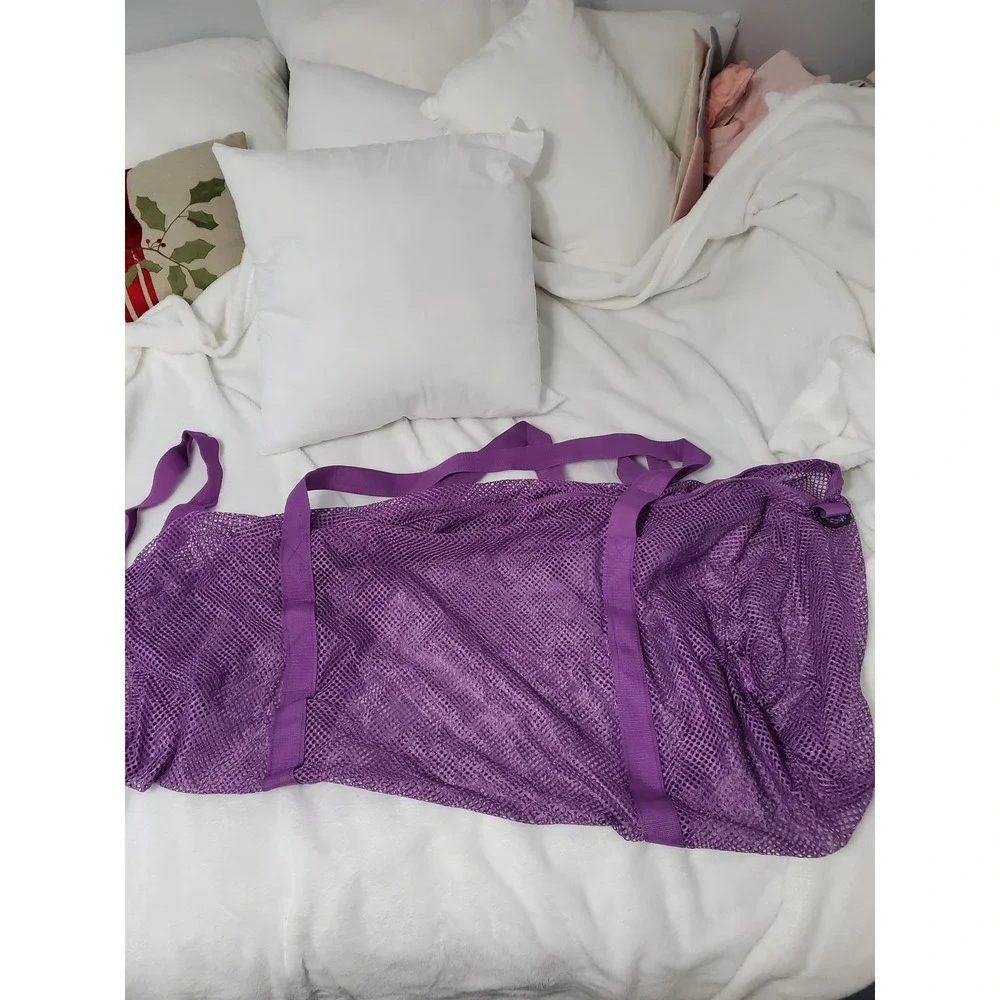 Sportime Violet Oversized Mesh Duffel Bag 37